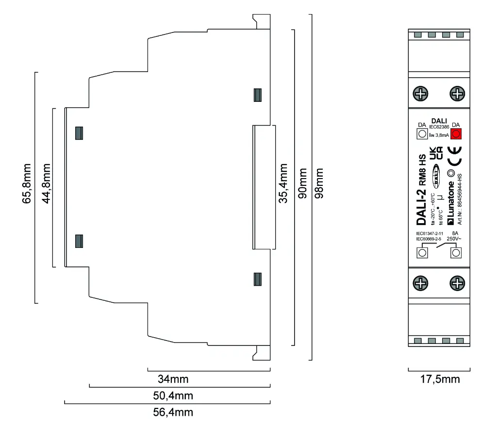 Masszeichnung Verdrahtung 86456944-HS DALI-2 RM8 HS-01.webp