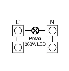 Masszeichnung Verdrahtung 86458619-300U-HS DALI-2 PD 300W ab_anschnitt R_L_C-03.webp