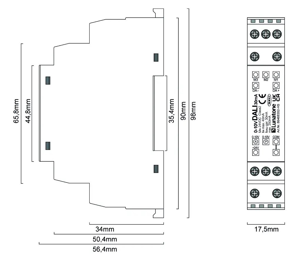 Masszeichnung Verdrahtung 86468352-HS 0-10V DALI 30mA-01.webp