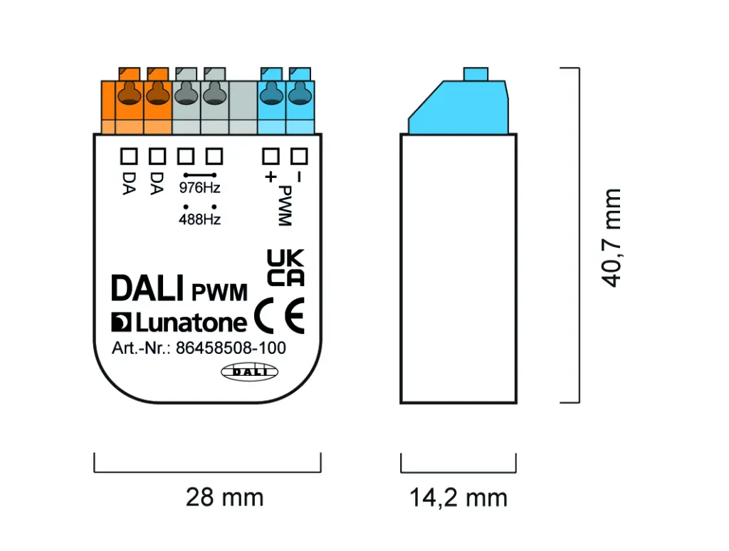 Masszeichnung Verdrahtung 86458508-100 Dali PWM 100mA-01.webp