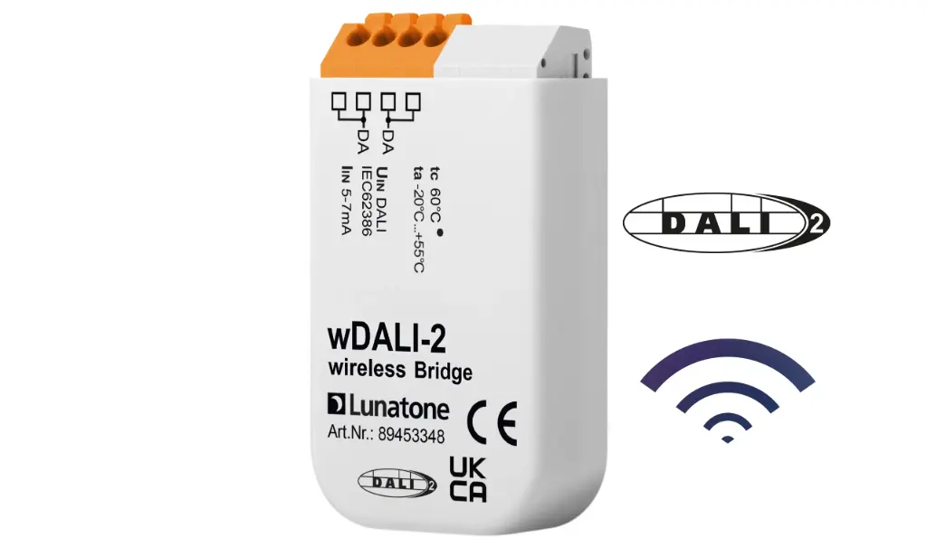 wDALI-2 Bluetooth BT5 wireless DALI Bridge