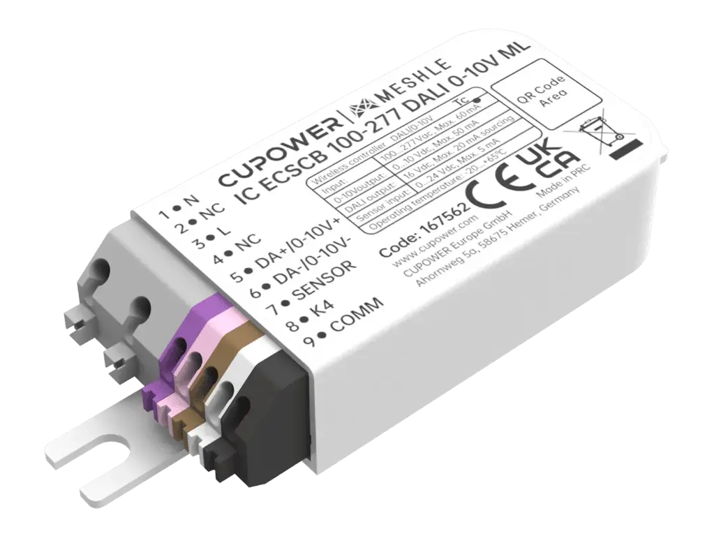 AC Wireless to DALI 0-10v control  IC ECSCB 100-277 DALI 0-10 V ML MESHLE